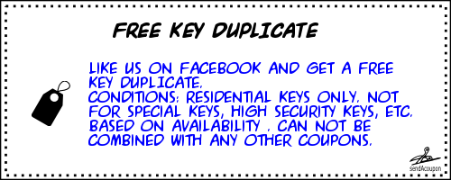 free duplicate key coupon MS